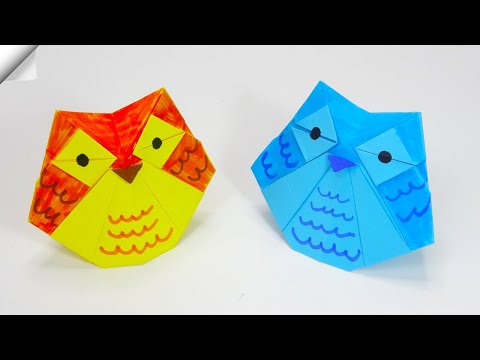 Valentine s day easy crafts DIY Moving Paper OWL Easy Paper Crafts