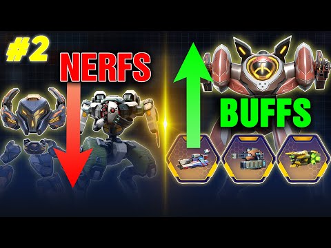 Big Buffs, Heavy Nerfs?! | Mech Arena Phase 2 Balance Update