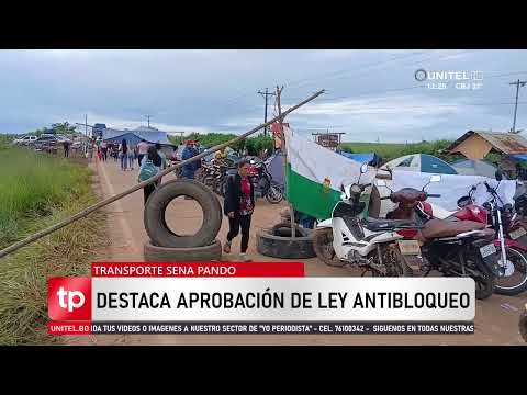 El sindicato de Transporte Sena Pando destacó la aprobación de la Ley Antibloqueo