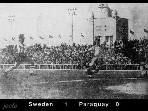 1950 WC G3 Sweden - Paraguay (Curitiba, 29.6.1950)