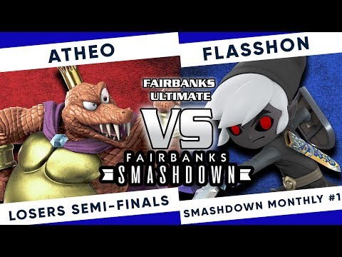Fairbanks Smashdown #1: Atheo (King K Rool, Falco) vs Flasshon (Toon Link) SSBU - Losers Semi-Finals