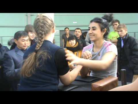 Azerbaycan gizi, Imanli Tunzale. Qol guleshi chempionu. Idman ustasi