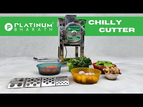 Platinum chilly cutter machine, capacity: 20-25 kg/hr, model...