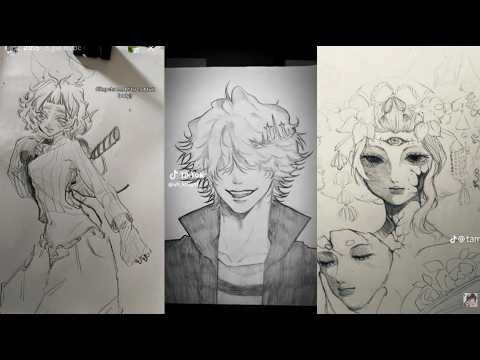 tổng hợp tiktok vẽ tranh của các đại thần