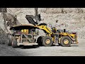 Amazing Biggest Wheel Loader Letourneau L2350 And CAT 994K Very Powerful Machine