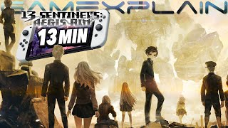 13 Minutes of 13 Sentinels: Aegis Rim Gameplay for Nintendo Switch (Story & Battle)