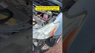 Tearing Apart a Prius to Fix Windshield Washer Reservoir Leak