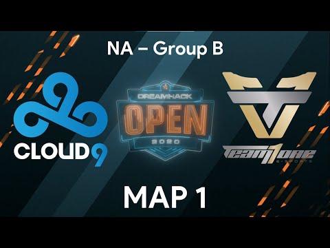 Cloud9 vs. TeamOne [Nuke] Map 1 - Group B - DreamHack OPEN Summer NA 2020