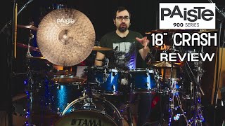 Video thumbnail for Paiste 900 18'' Crash Review by Daniel Charavitsidis