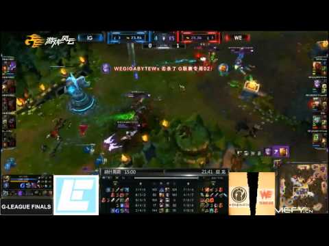 Invictus Gaming versus Team WE game 2 (G-League finals)