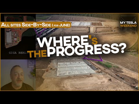 Where TESLA Factories are CRUSHING IT - Side by side factory progress.