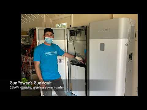 17.64kW SunPower Array with SunVault Storage