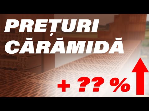 Preț Materiale de construcții - CĂRĂMIDA Evolutie pret