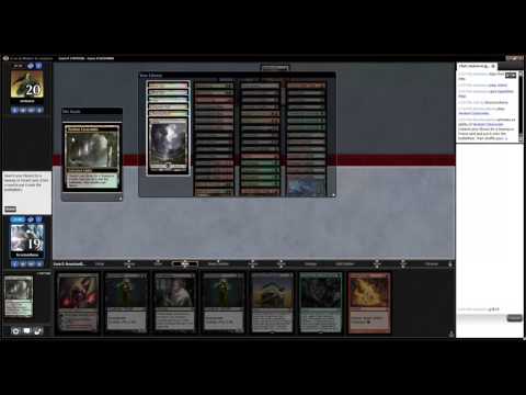 MTG Magic Modern Death's Shadow Zoo vs Mono U Tron Match 2