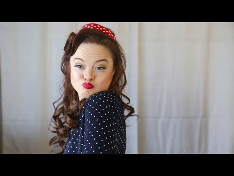 Watch video Model With Down Syndrome Challenges Beauty Stereotypes