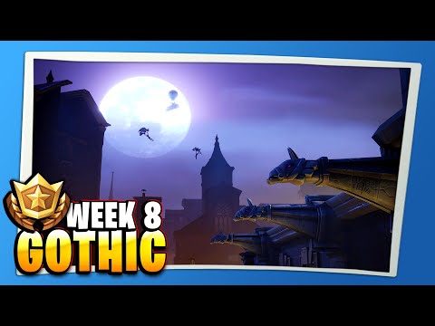 Season 10 Week 8 SECRET Battle Star "Gothic" (Fortnite Season 10 Secret Loading Screen)