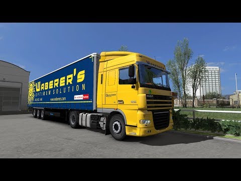 ETS 2 - DAF XF 105.460 - Waberer's combo - Trip: Amsterdam - Flensburg