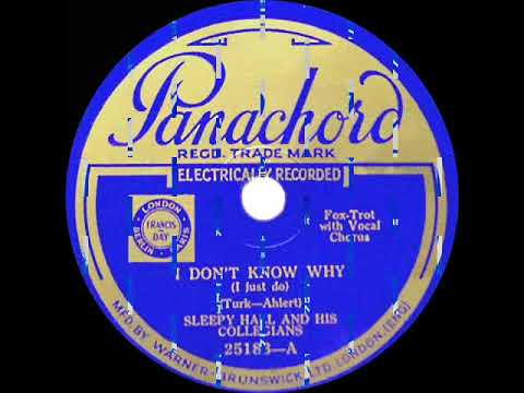 1931 Red Nichols (as ‘Sleepy Hall’) - I Don’t Know Why (I Just Do) (Russ Lyon, vocal)