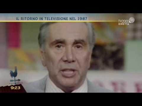 Il ritorno in televisione di Enzo Tortora nel 1987