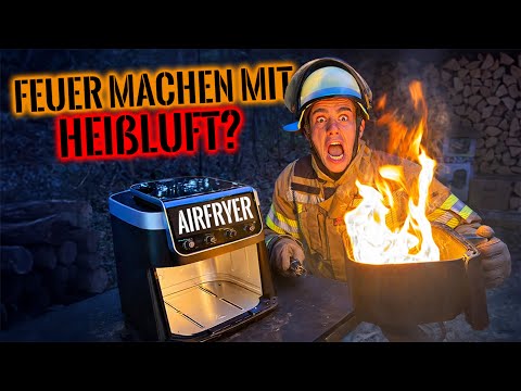 Unterhose trocknen, Dosensuppe erhitzen & Feuer machen - Was kann ein AIRFRYER? | Mattin