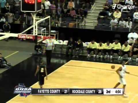 Rockdale County G Bernard Thompson with the Thunder Dunk