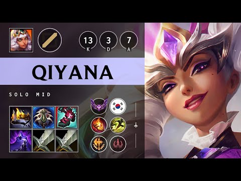 Qiyana Mid vs Kassadin - KR Master Patch 25.15