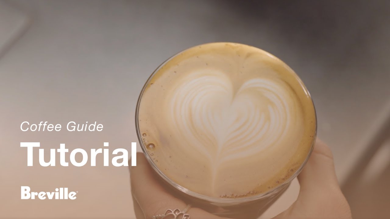 How to create latte art: the heart