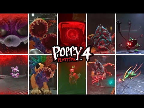 Poppy Playtime: Chapter 4-All New Jumpscares in 1ST vs 3RD Person