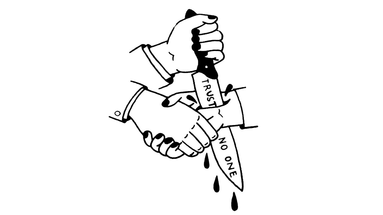 Trust No One Drawing Step By Step Tutorial