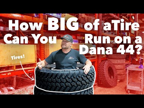 How Big of Tires Can You Run on a Dana 44? | Harry Situations