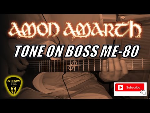 AMON AMARTH TONE ON BOSS ME-80 #bossme80 #amonamarth #metal