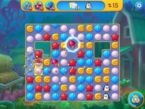 Fishdom level 6818 no boosters フィッシュダム ノーマル [Friend's]