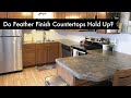 Do Feather Finish Concrete Countertops Hold Up?
