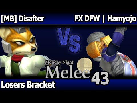 MNM 43 Melee - [MB] Disafter (Fox) vs FX DFW | Hamyojo (Sheik) - Losers Bracket