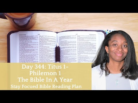 Day 344: Titus 1 - Philemon 1 | Bible In a Year Reading Plan