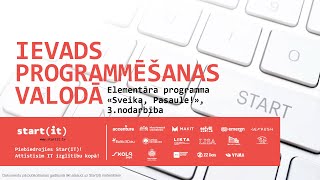 Java un Android kurss | #3 Ievads programmēšanas valodā (JAVA)