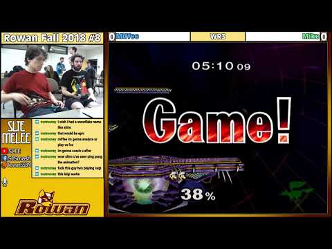 Rowan Fall 2018 #8: Miffee (Luigi) Vs. Mike (Fox, Falcon) - WR3