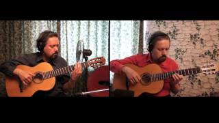 Afternoon In Paris cover, virtual guitar duo