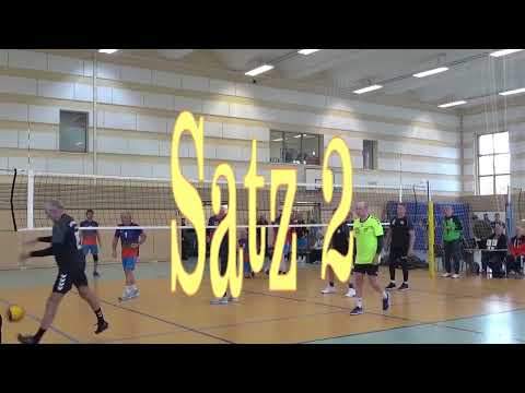 Endspiel Volleyball Landesmeisterschaft Sachsen-Anhalt Ü 59