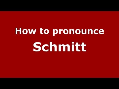 How to pronounce Schmitt (Brazilian Portuguese/Brazil)  - PronounceNames.com
