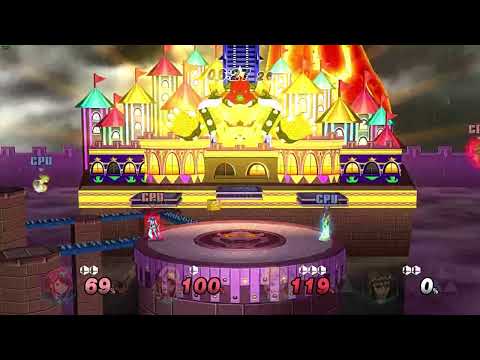 [Request] CPU Battles - Pyra, Mythra vs Toon Zelda, Zelda - Bowser's Castle (PM EX Remix)