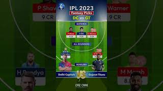 IPL 2023 Match 7 - GT vs DC Dream11 Team Prediction | Delhi Capitals vs Gujarat Titans, IPL 2023