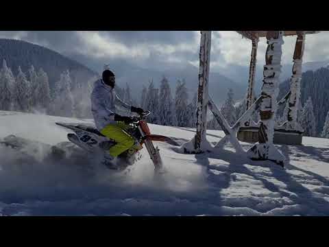 Test SnowRider129 with ktm sx-f 450