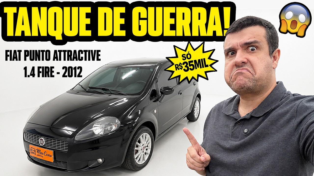 CARRO RUIM DE QUEBRAR que ATÉ POBRE PODE MANTER? FIAT PUNTO 1.4 FIRE! SÓ R$35MIL REAIS? (Avaliação)