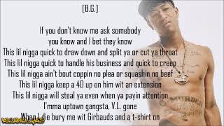 C-Murder - Y'all Heard of Me ft. B.G. (Lyrics)