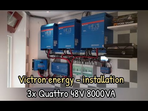 A Victron Energy on/off-grid installation with Quattro's, MG master LV and a SolarEdge 16K inverter