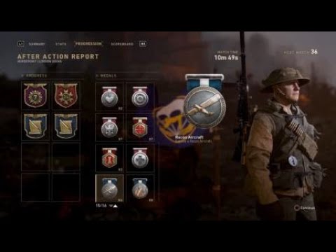 Call of Duty®: WWII hordepoint london docks win 231 to 168 26 kills