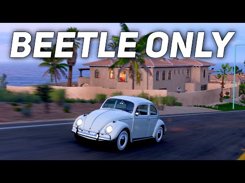 Can I win the ELIMINATOR with the LEVEL 1 VW BEETLE? - Forza Horizon 5 Battle Royale