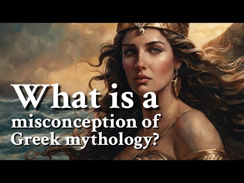 What is a misconception of Greek mythology? Greek Mythology Story