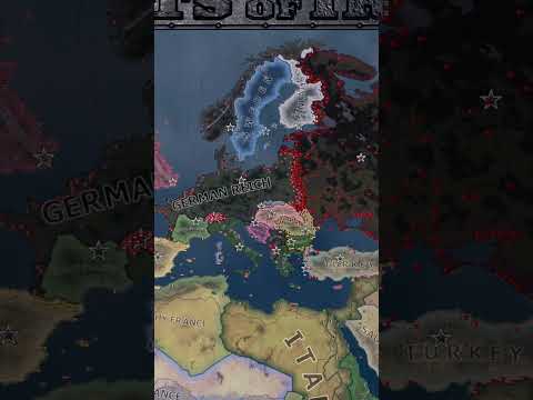 I gave USSR 100 extra divisions. Hoi4 Timelapse